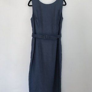 PREVIEW Collection Dusty Blue Maxi Dress with belt